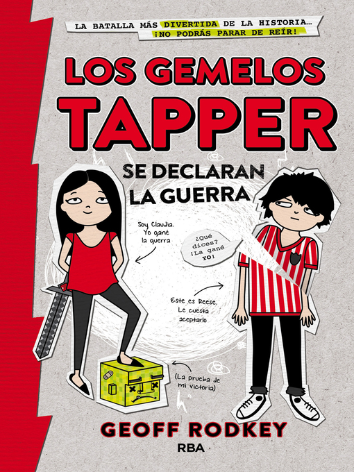 Title details for Los gemelos Tapper se declaran la guerra (Los gemelos Tapper 1) by Geoff Rodkey - Available